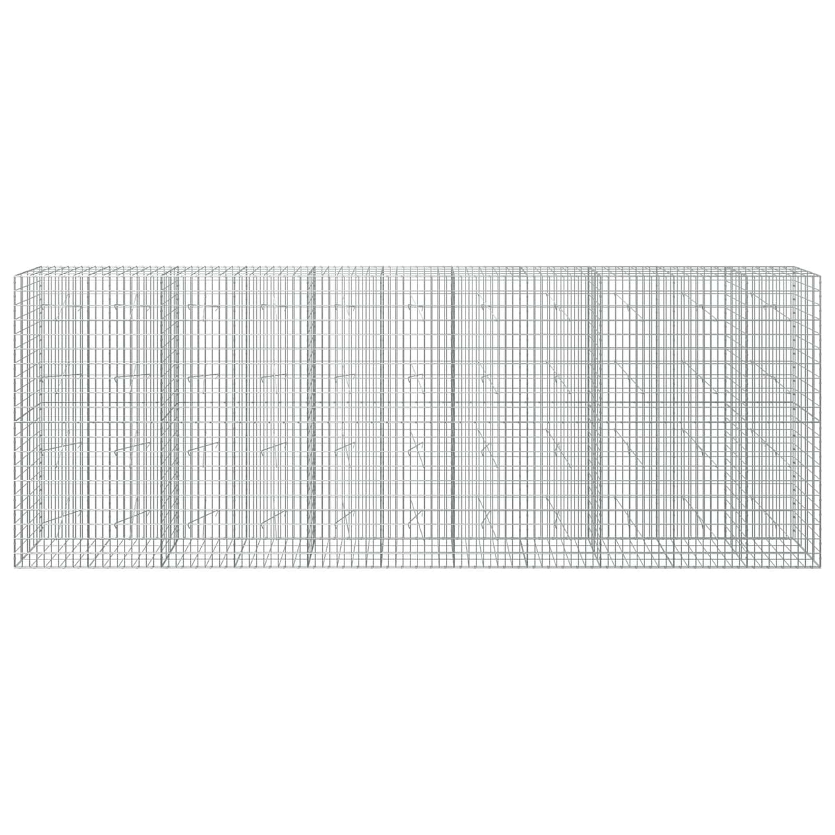 Gabion with 3.5 mm Wire and 5x10 cm Mesh 550x20x200 cm