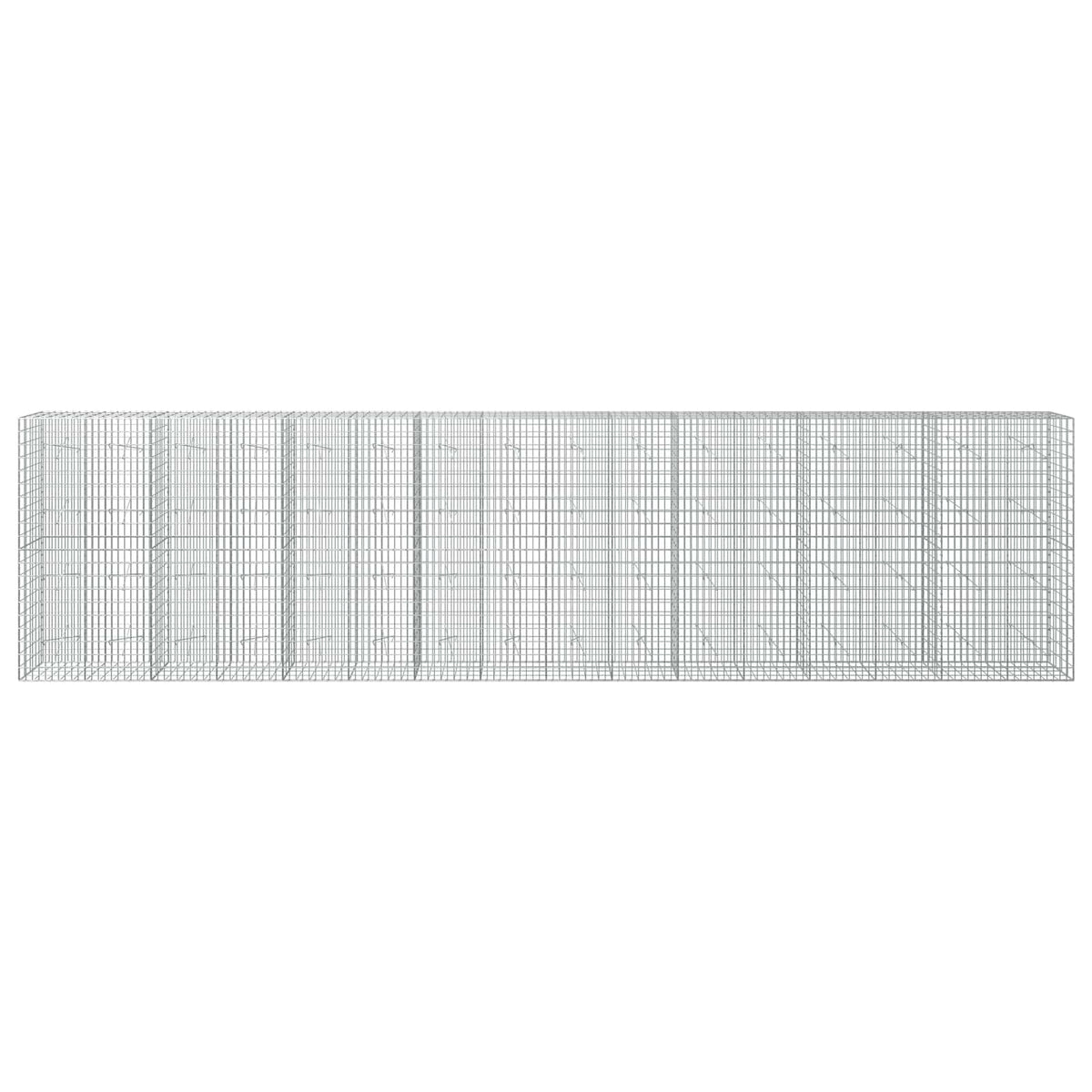 Gabion with 3.5 mm Wire and 5x10 cm Mesh 800x20x200 cm