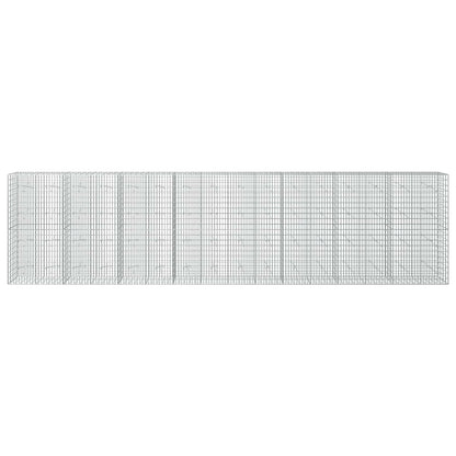 Gabion with 3.5 mm Wire and 5x10 cm Mesh 800x20x200 cm