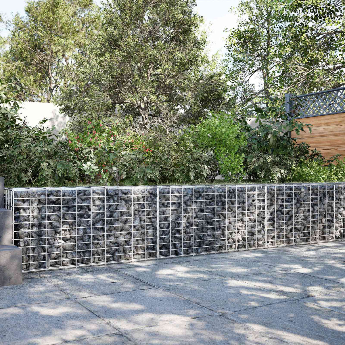 Gabion with 3.5 mm Wire and 5x10 cm Mesh 300x30x50 cm