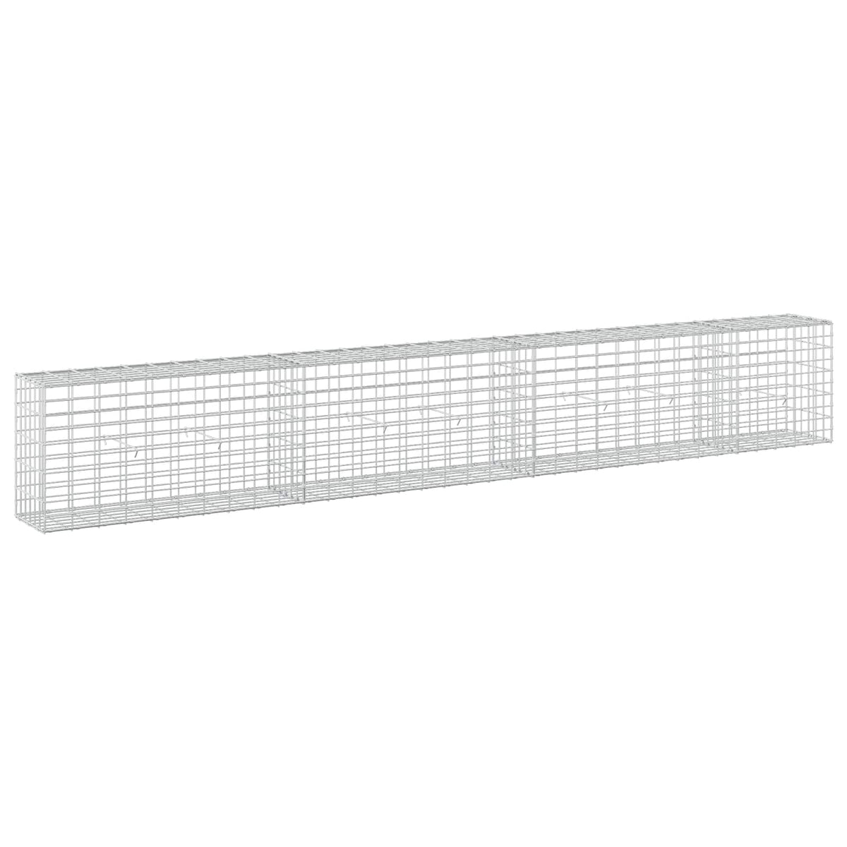 Gabion with 3.5 mm Wire and 5x10 cm Mesh 350x30x50 cm