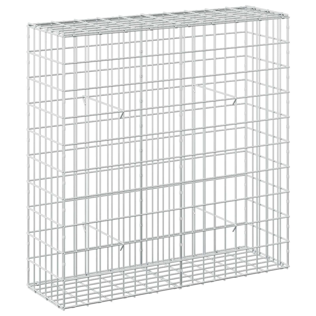 Gabion with 3.5 mm Wire and 5x10 cm Mesh 100x30x100 cm