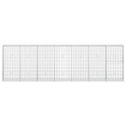 Gabion with 3.5 mm Wire and 5x10 cm Mesh 350x30x100 cm