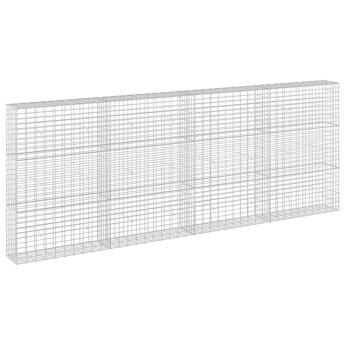 Gabion with 3.5 mm Wire and 5x10 cm Mesh 400x30x150 cm