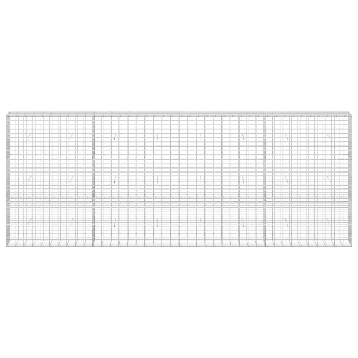 Gabion with 3.5 mm Wire and 5x10 cm Mesh 400x30x150 cm