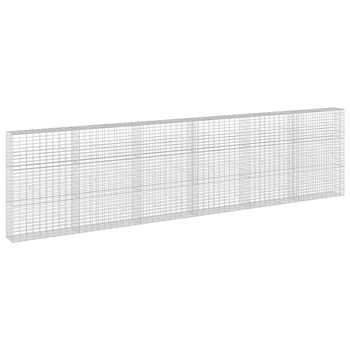 Gabion with 3.5 mm Wire and 5x10 cm Mesh 600x30x150 cm
