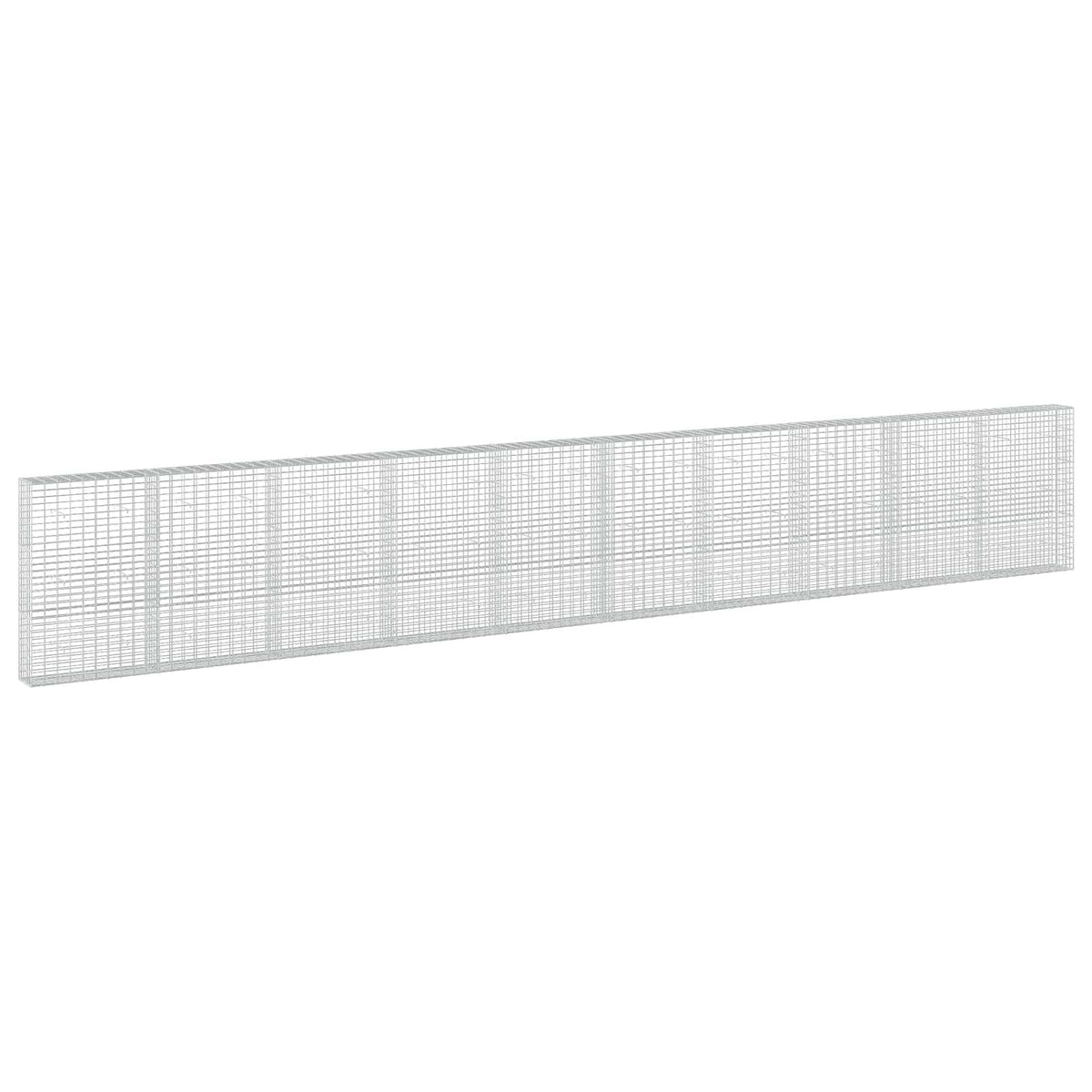 Gabion with 3.5 mm Wire and 5x10 cm Mesh 1000x30x150 cm