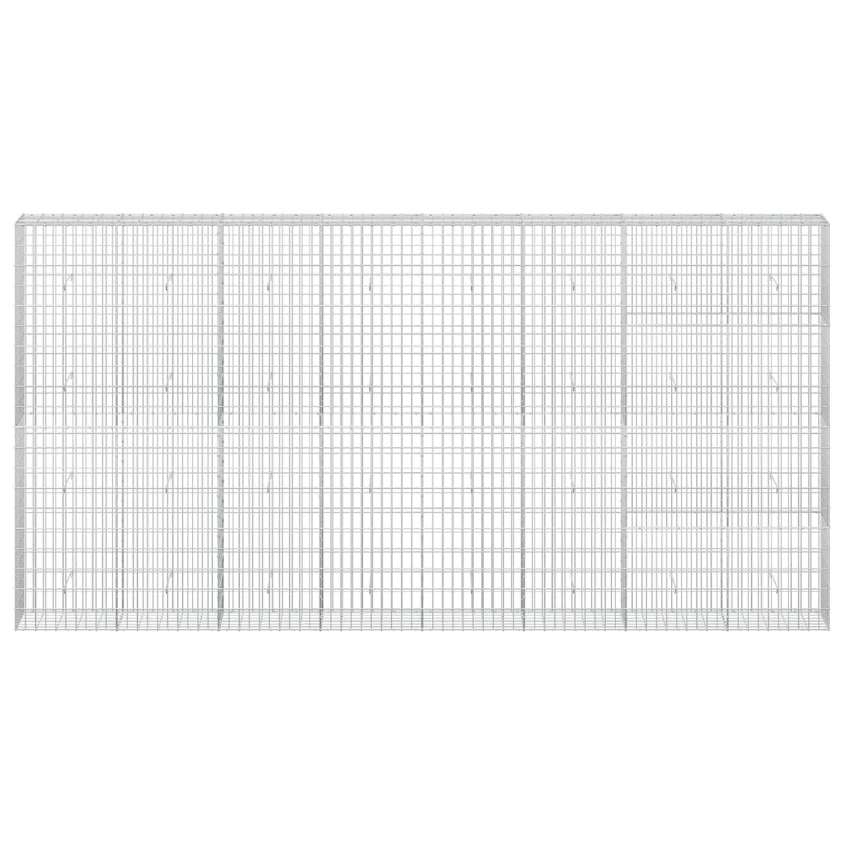 Gabion with 3.5 mm Wire and 5x10 cm Mesh 400x30x200 cm
