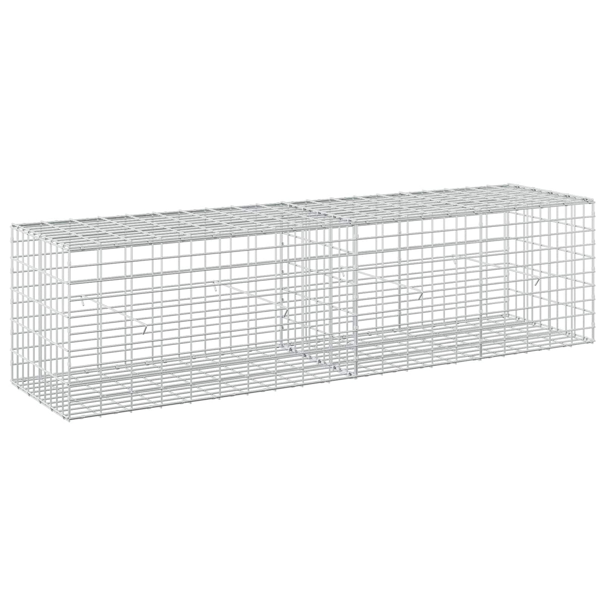 Gabion with 3.5 mm Wire and 5x10 cm Mesh 200x50x50 cm
