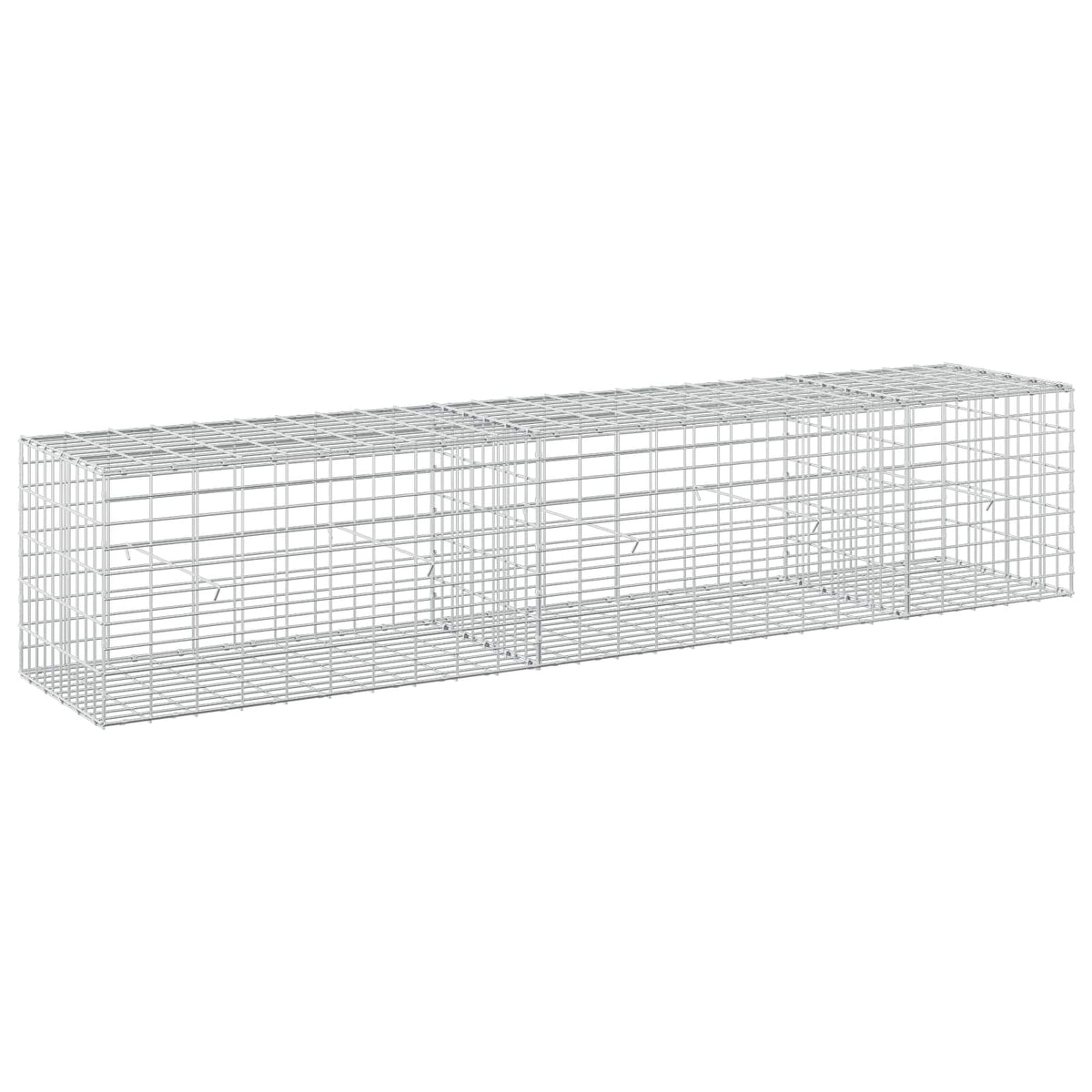 Gabion with 3.5 mm Wire and 5x10 cm Mesh 250x50x50 cm
