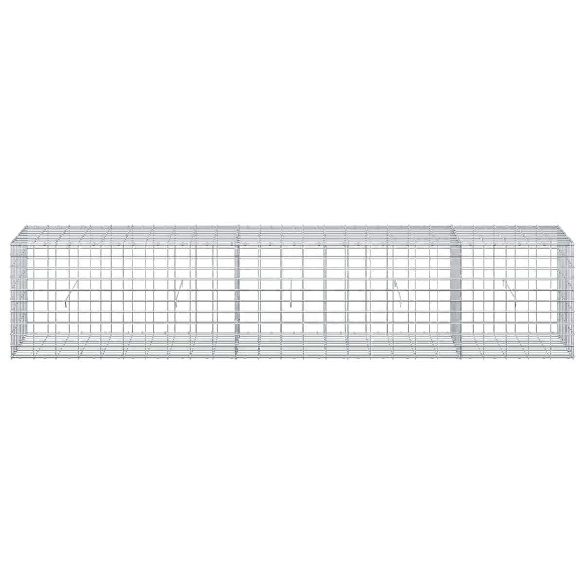 Gabion with 3.5 mm Wire and 5x10 cm Mesh 250x50x50 cm