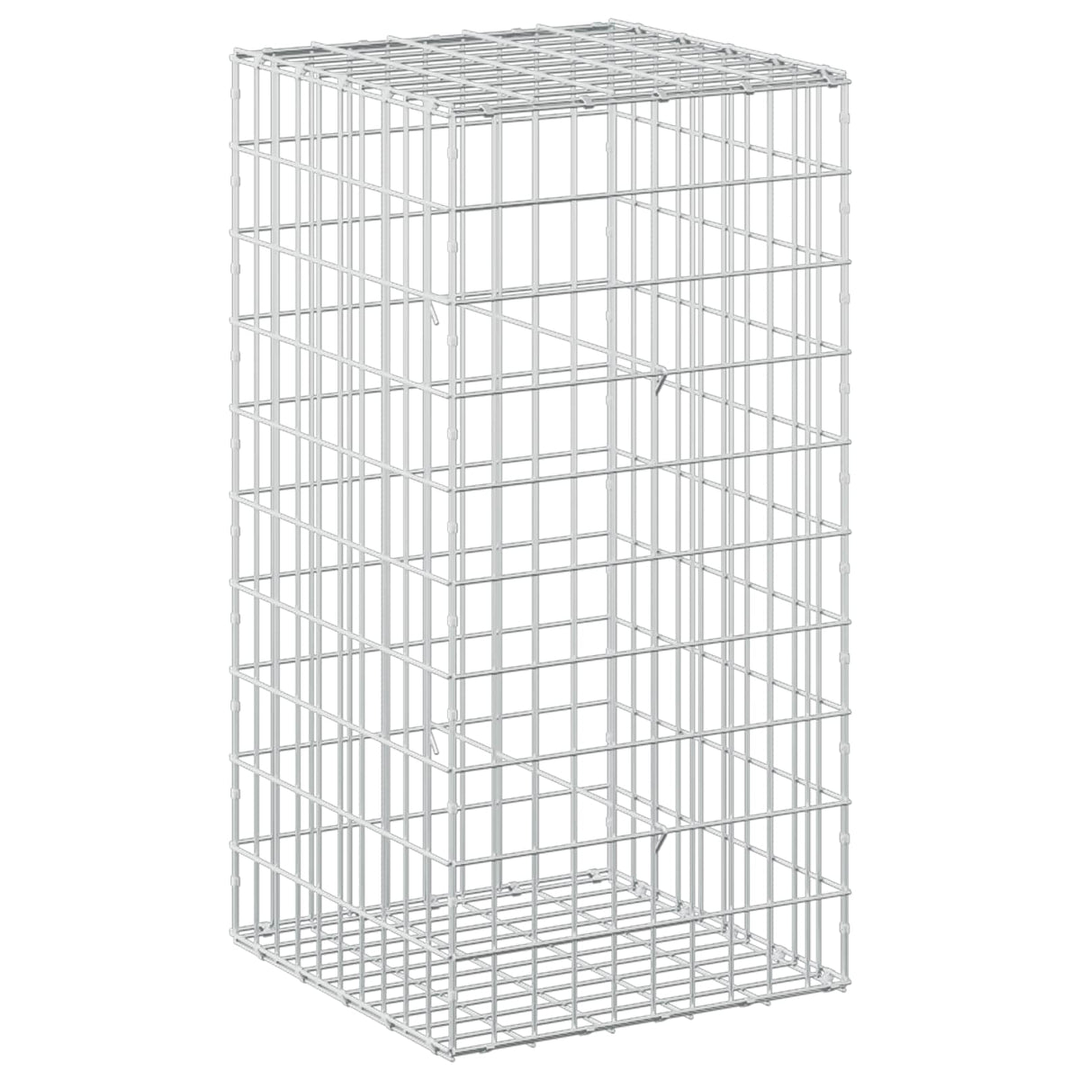 Gabion with 3.5 mm Wire and 5x10 cm Mesh 50x50x100 cm