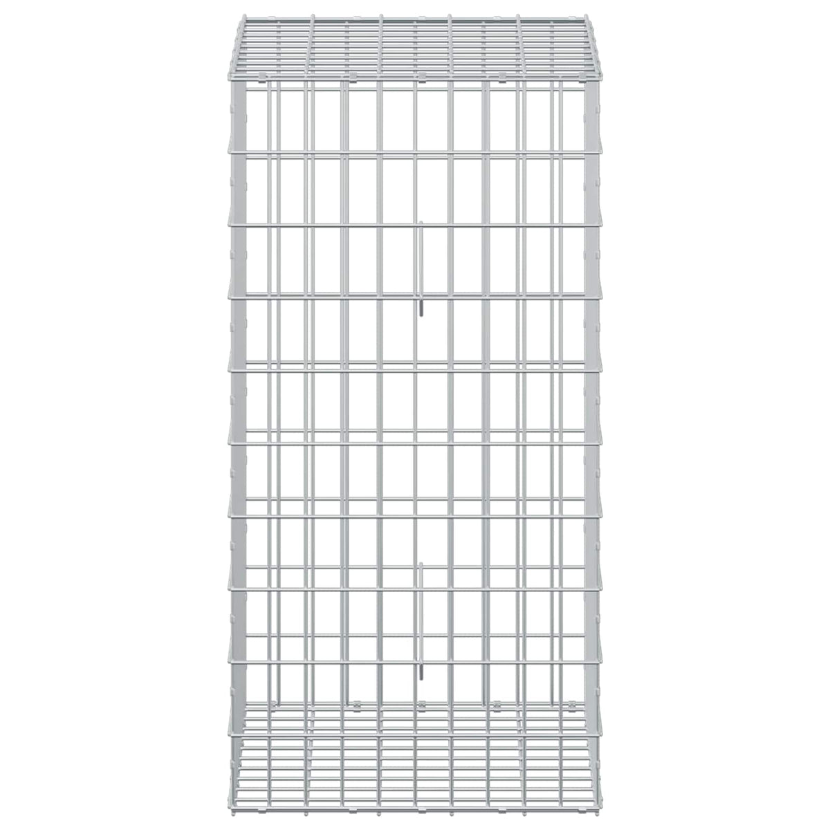 Gabion with 3.5 mm Wire and 5x10 cm Mesh 50x50x100 cm