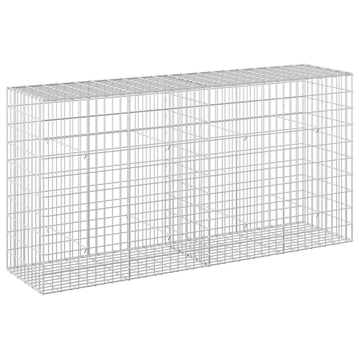 Gabion with 3.5 mm Wire and 5x10 cm Mesh 200x50x100 cm