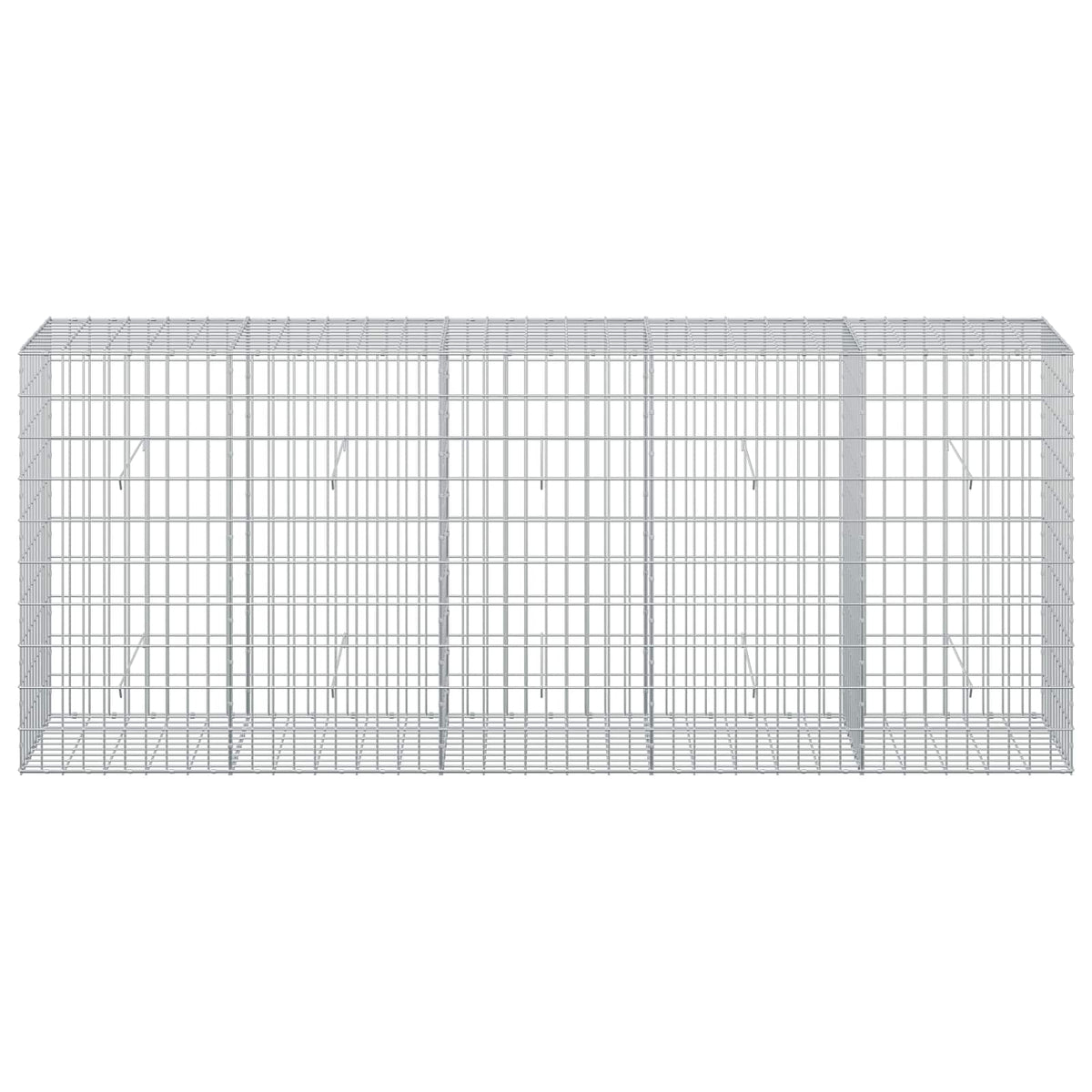 Gabion with 3.5 mm Wire and 5x10 cm Mesh 250x50x100 cm