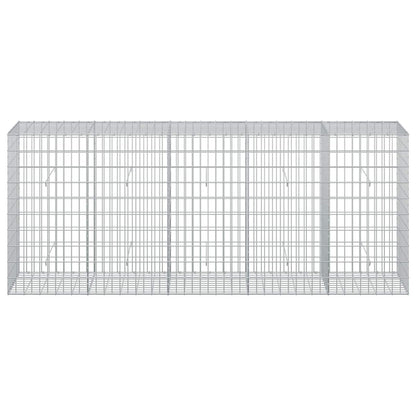 Gabion with 3.5 mm Wire and 5x10 cm Mesh 250x50x100 cm
