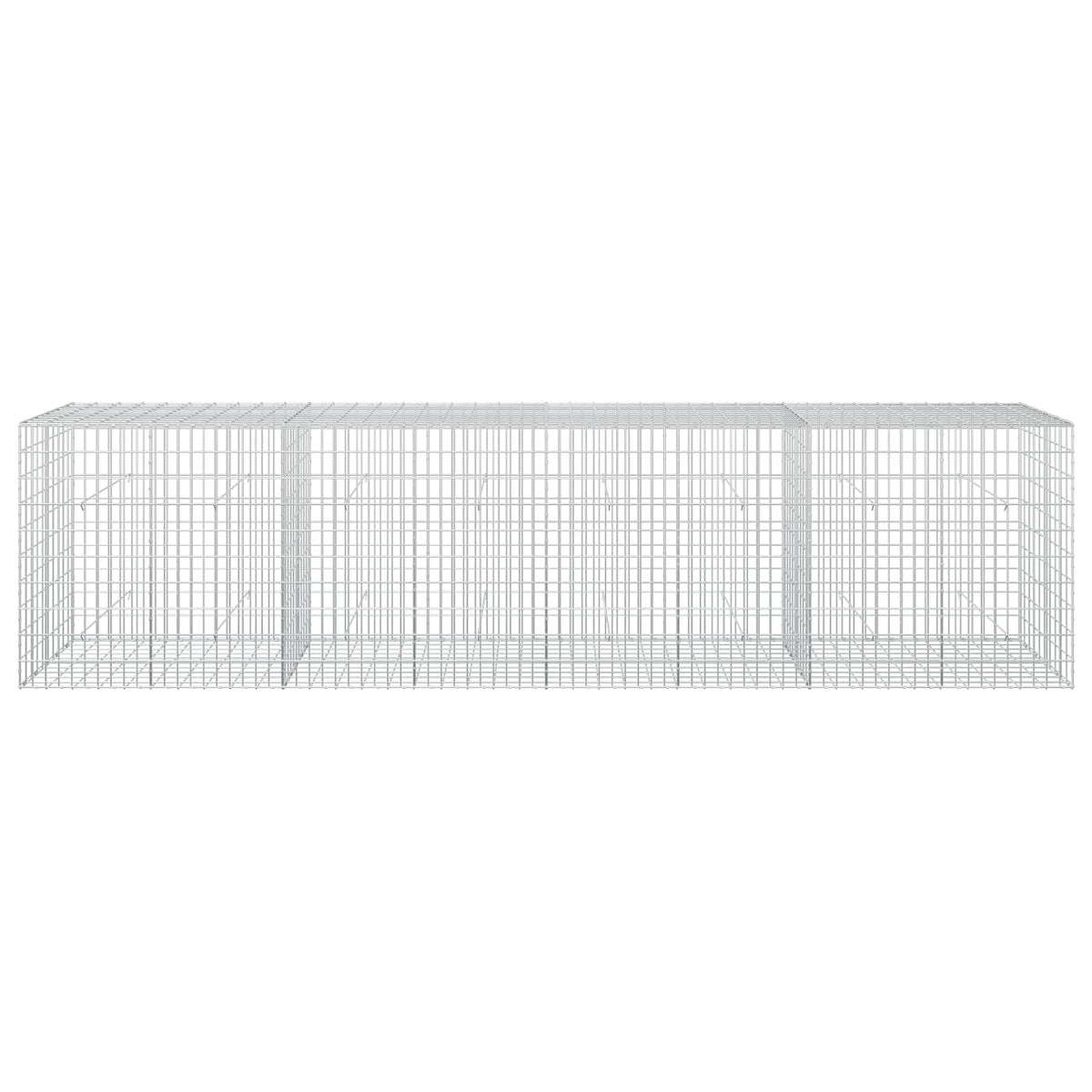 Gabion with 3.5 mm Wire and 5x10 cm Mesh 400x50x100 cm