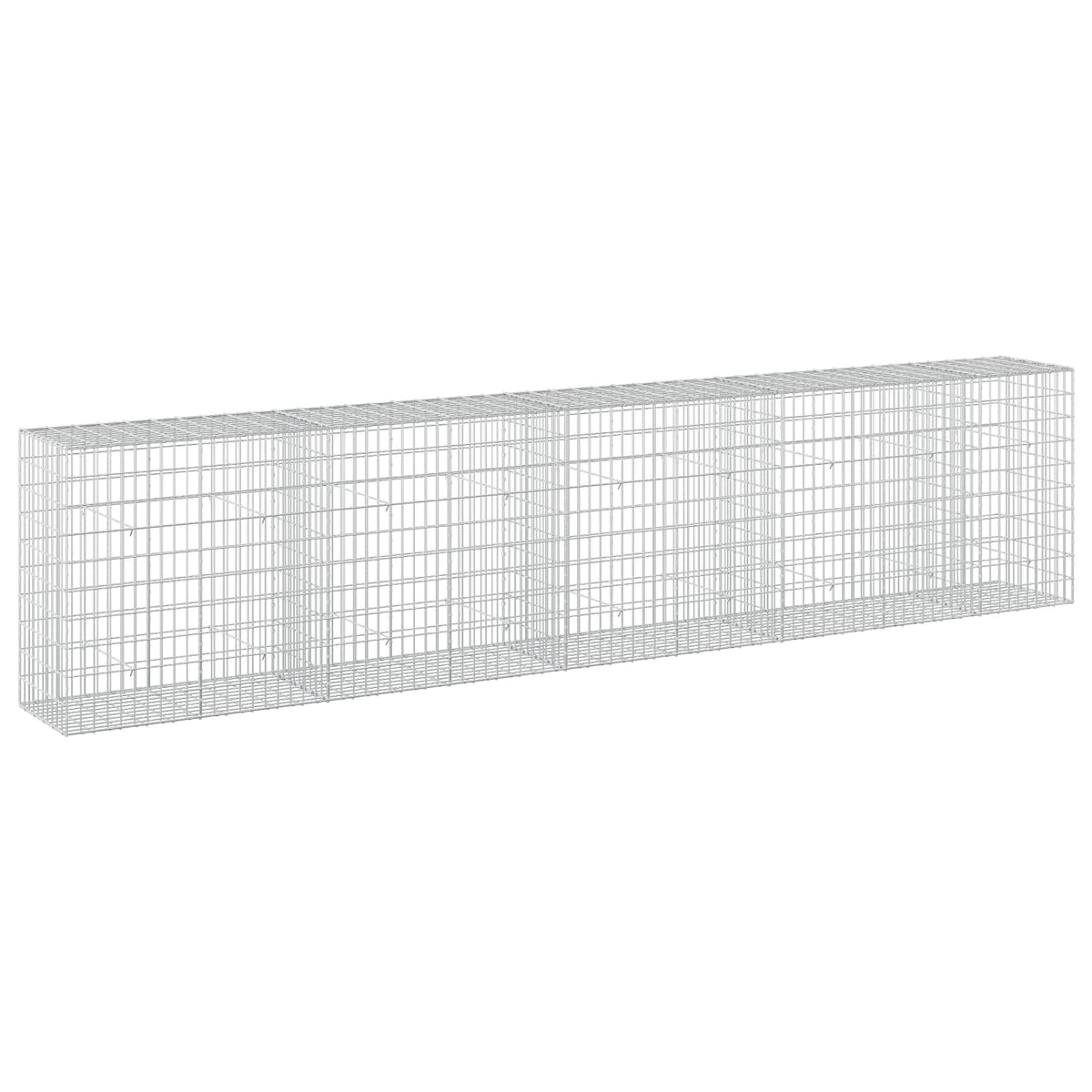 Gabion with 3.5 mm Wire and 5x10 cm Mesh 450x50x100 cm