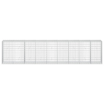Gabion with 3.5 mm Wire and 5x10 cm Mesh 450x50x100 cm