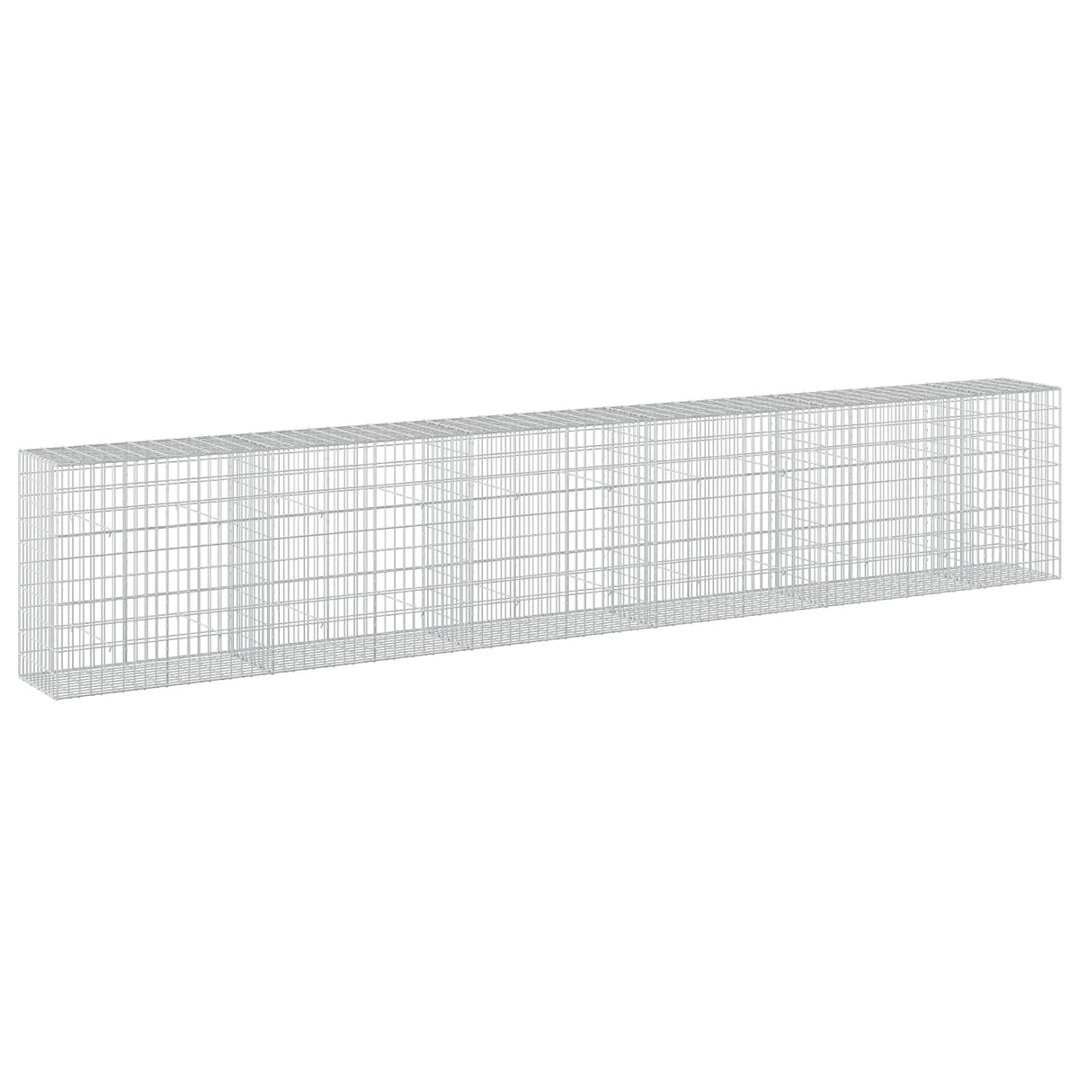 Gabion with 3.5 mm Wire and 5x10 cm Mesh 550x50x100 cm