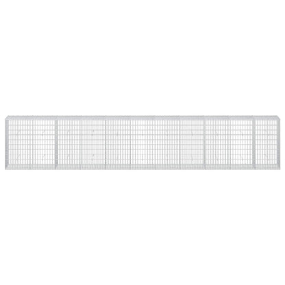 Gabion with 3.5 mm Wire and 5x10 cm Mesh 550x50x100 cm