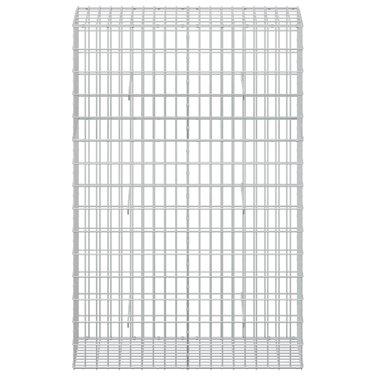 Gabion with 3.5 mm Wire and 5x10 cm Mesh 100x50x150 cm