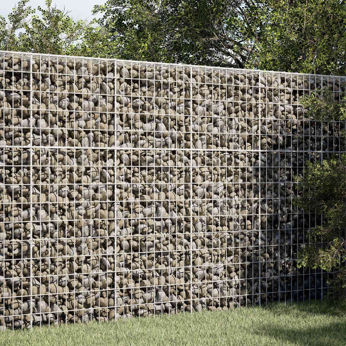 Gabion with 3.5 mm Wire and 5x10 cm Mesh 150x50x150 cm