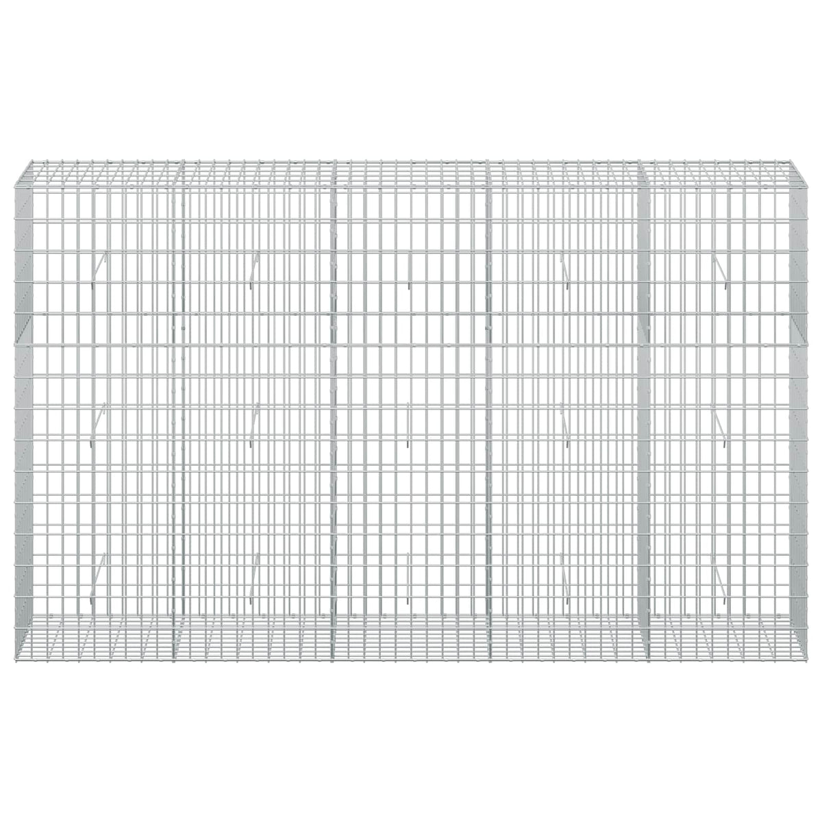 Gabion with 3.5 mm Wire and 5x10 cm Mesh 250x50x150 cm