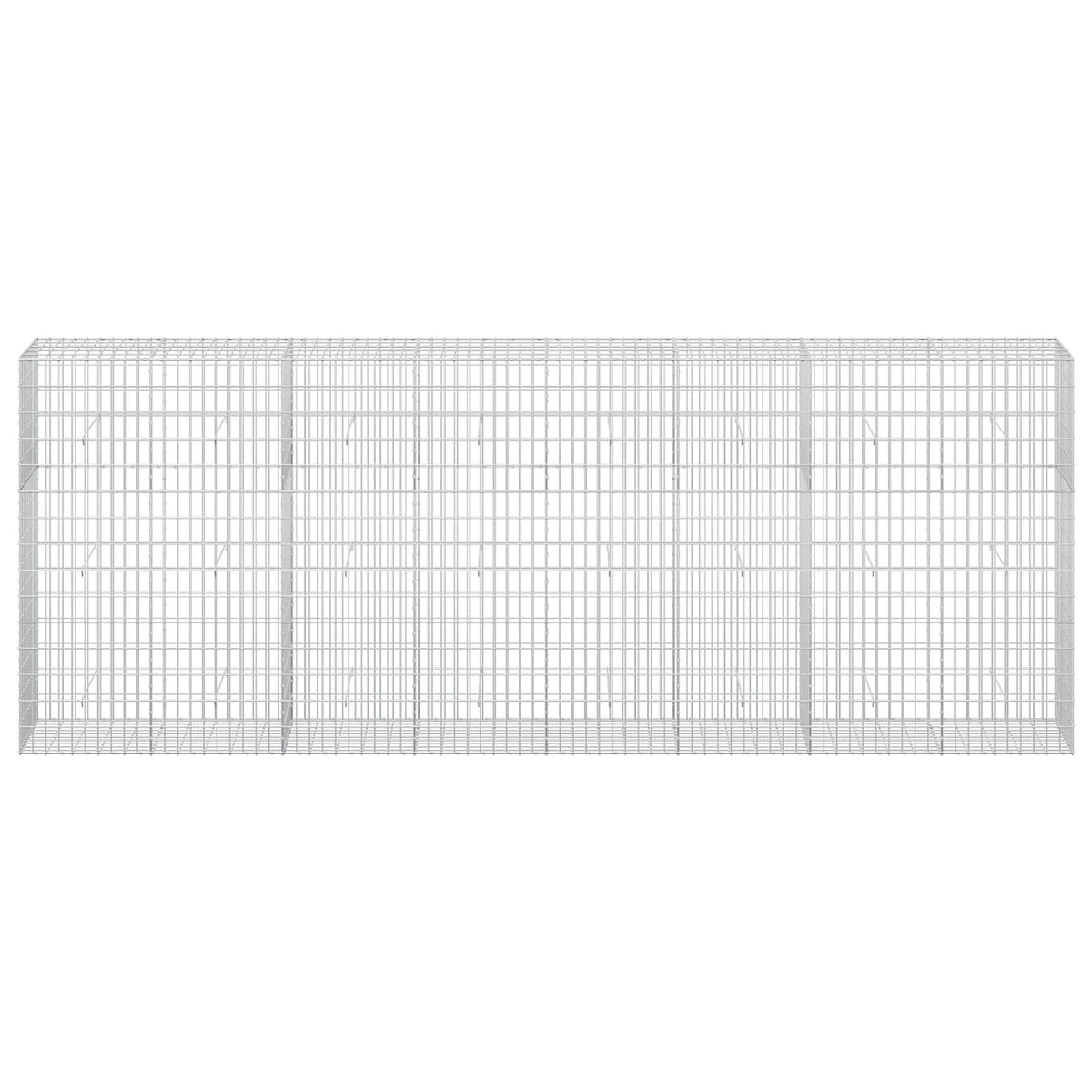 Gabion with 3.5 mm Wire and 5x10 cm Mesh 400x50x150 cm