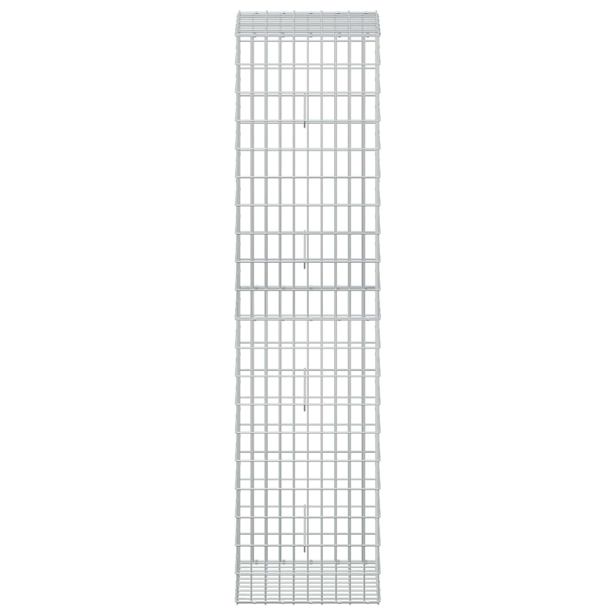 Gabion with 3.5 mm Wire and 5x10 cm Mesh 50x50x200 cm