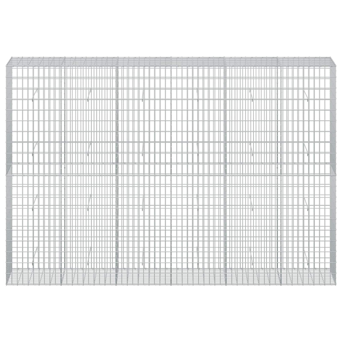 Gabion with 3.5 mm Wire and 5x10 cm Mesh 300x50x200 cm
