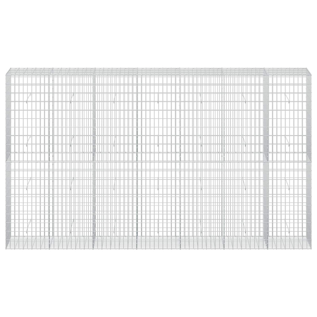 Gabion with 3.5 mm Wire and 5x10 cm Mesh 350x50x200 cm