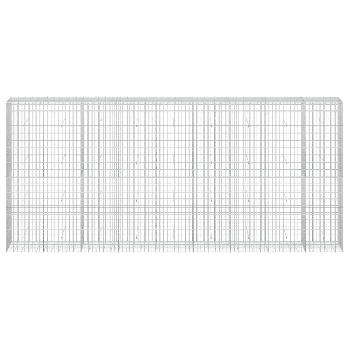 Gabion with 3.5 mm Wire and 5x10 cm Mesh 450x50x200 cm