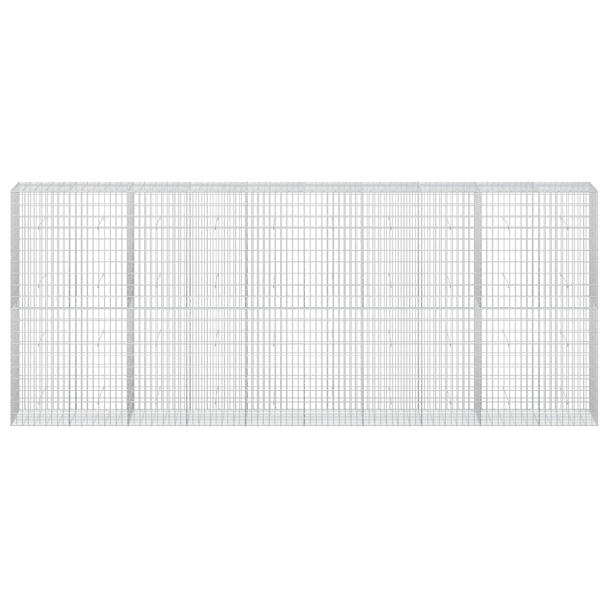 Gabion with 3.5 mm Wire and 5x10 cm Mesh 500x50x200 cm