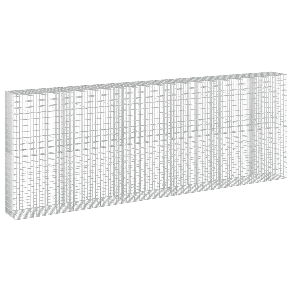 Gabion with 3.5 mm Wire and 5x10 cm Mesh 550x50x200 cm