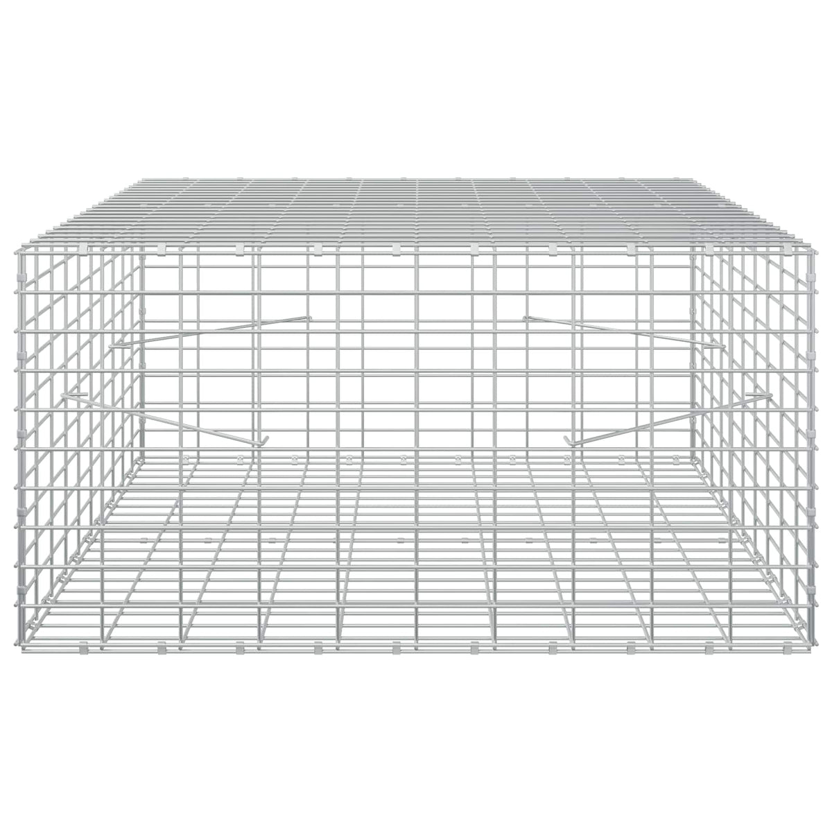 Gabion with 3.5 mm Wire and 5x10 cm Mesh 100x100x50 cm