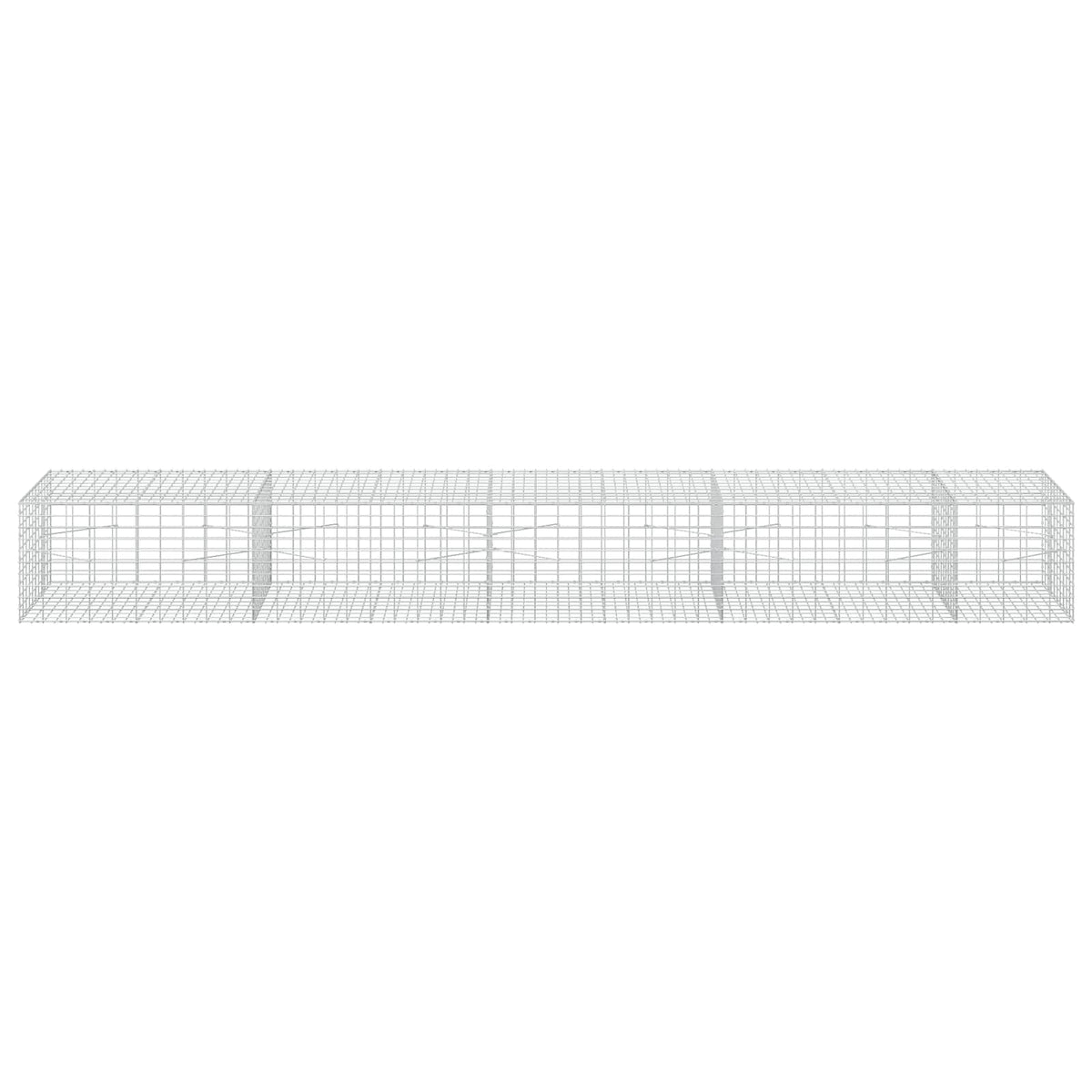 Gabion with 3.5 mm Wire and 5x10 cm Mesh 450x100x50 cm