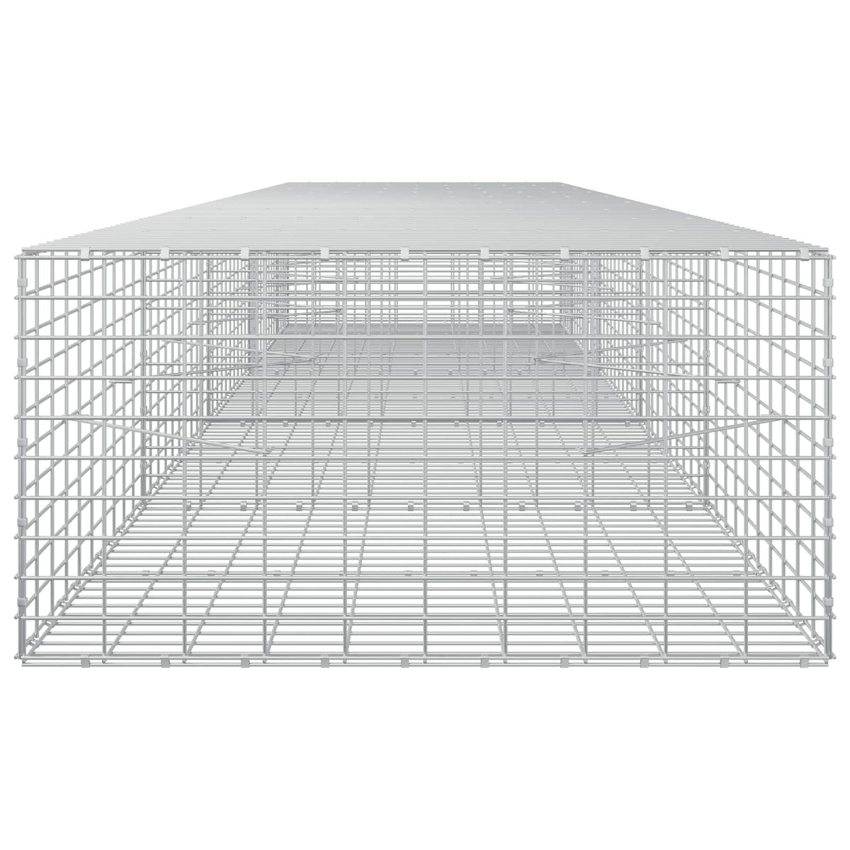 Gabion with 3.5 mm Wire and 5x10 cm Mesh 450x100x50 cm