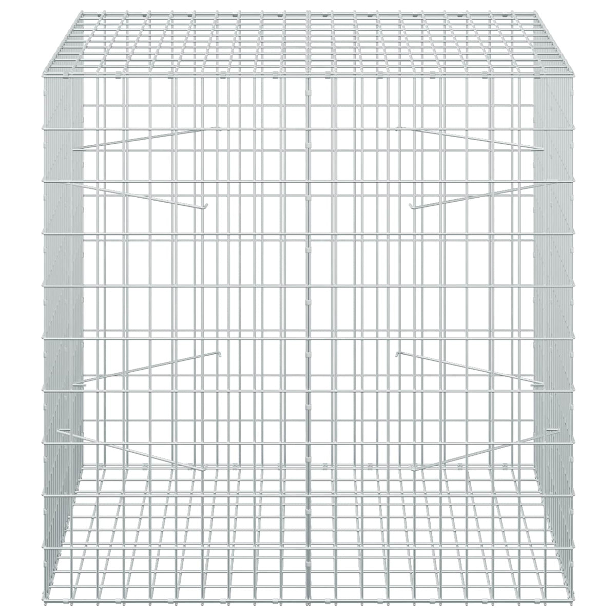 Gabion with 3.5 mm Wire and 5x10 cm Mesh 100x100x100 cm