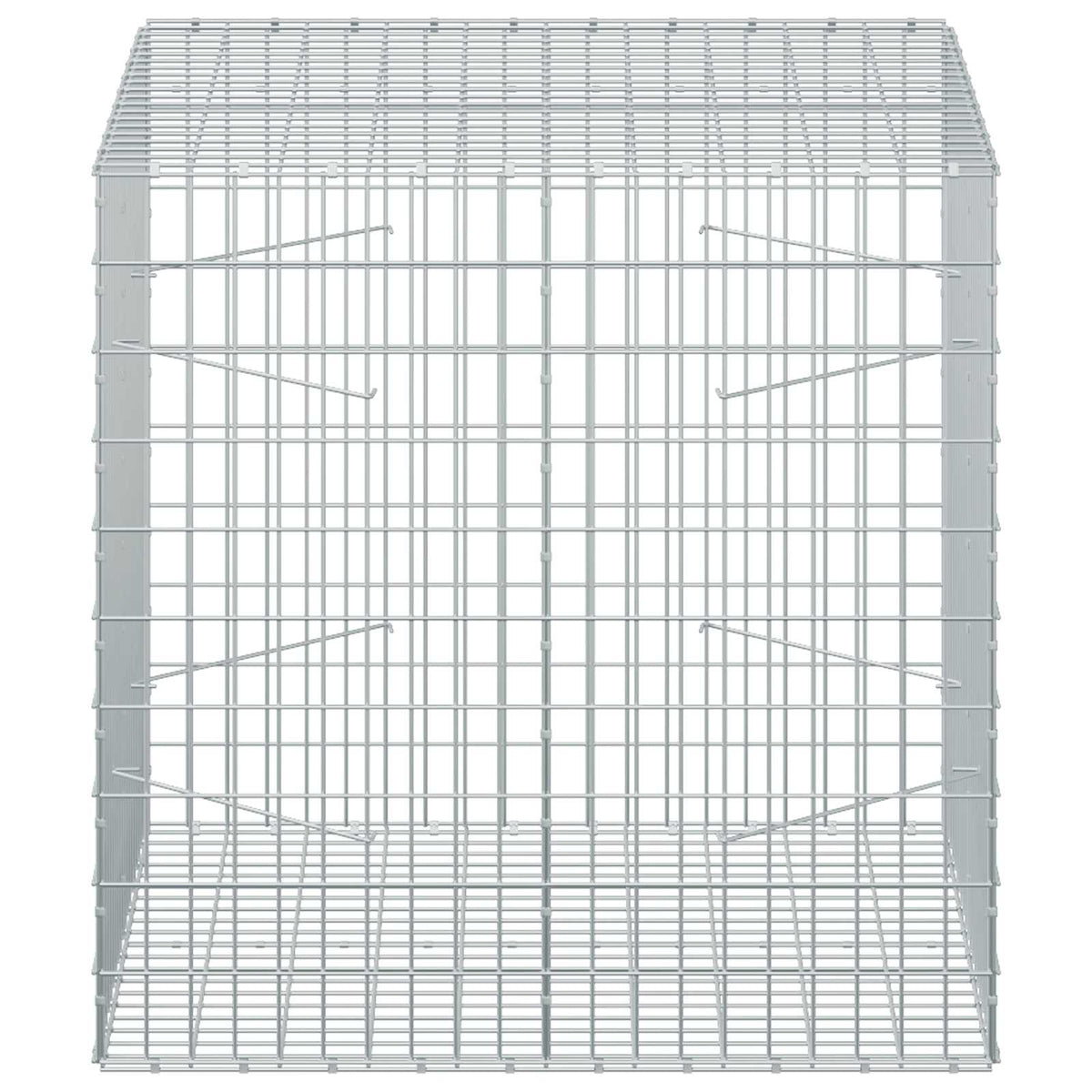 Gabion with 3.5 mm Wire and 5x10 cm Mesh 100x100x100 cm
