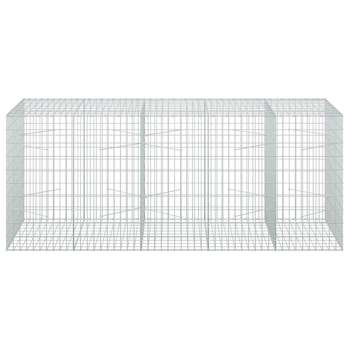 Gabion with 3.5 mm Wire and 5x10 cm Mesh 250x100x100 cm