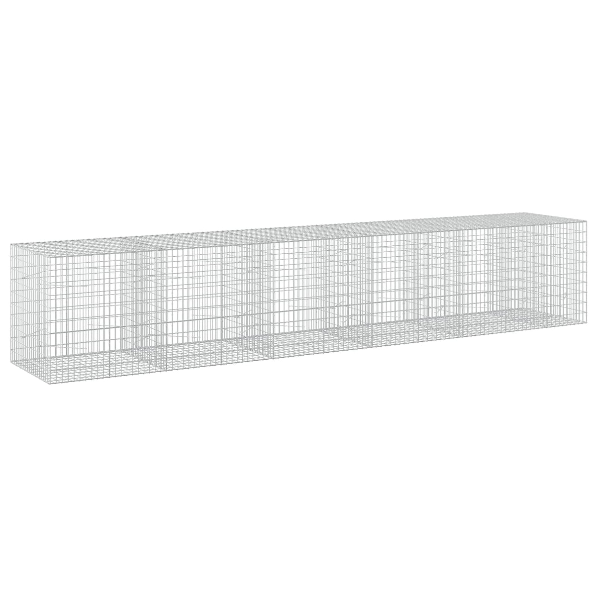 Gabion with 3.5 mm Wire and 5x10 cm Mesh 550x100x100 cm