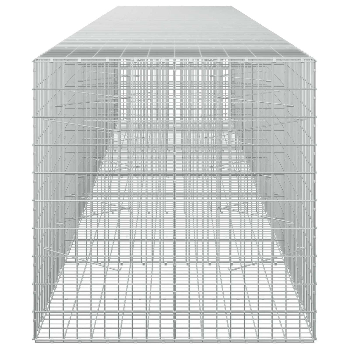 Gabion with 3.5 mm Wire and 5x10 cm Mesh 550x100x100 cm