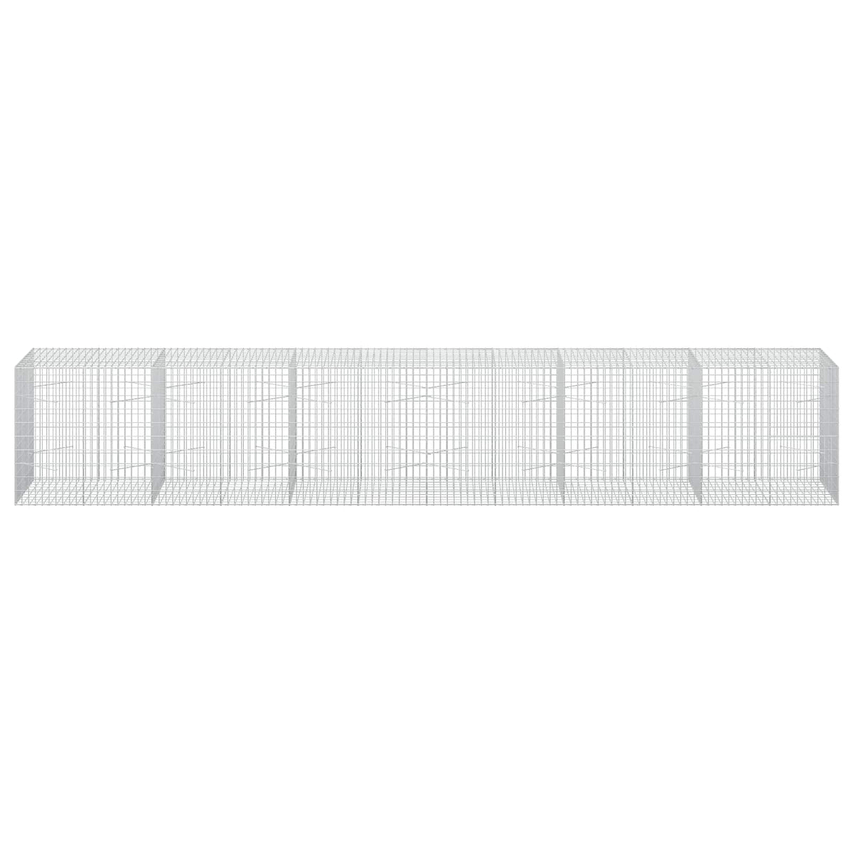 Gabion with 3.5 mm Wire and 5x10 cm Mesh 600x100x100 cm