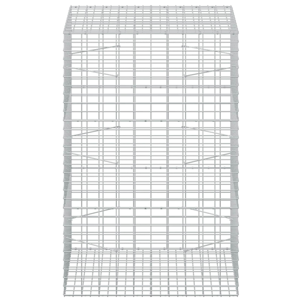 Gabion with 3.5 mm Wire and 5x10 cm Mesh 100x100x150 cm