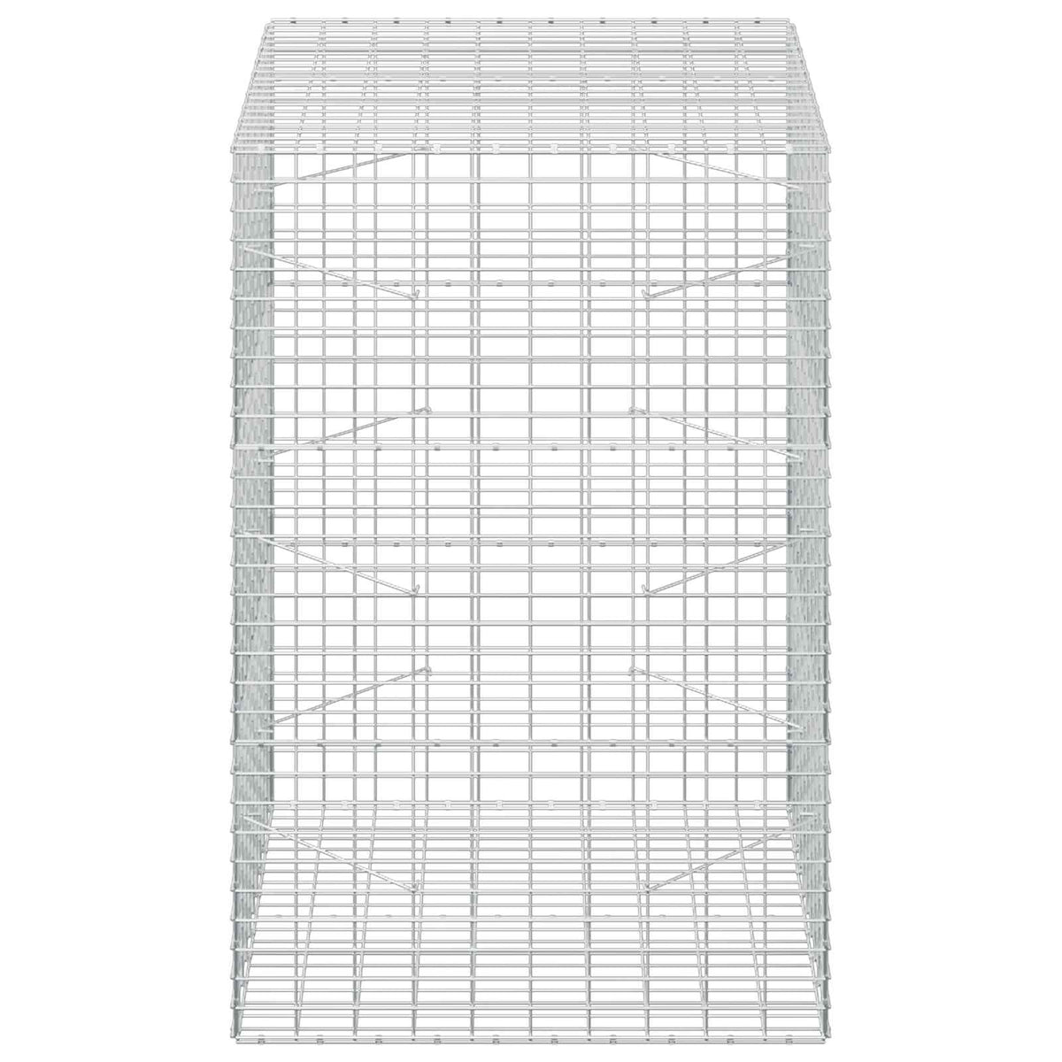 Gabion with 3.5 mm Wire and 5x10 cm Mesh 100x100x150 cm