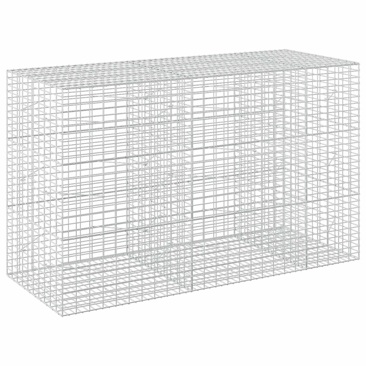 Gabion with 3.5 mm Wire and 5x10 cm Mesh 250x100x150 cm