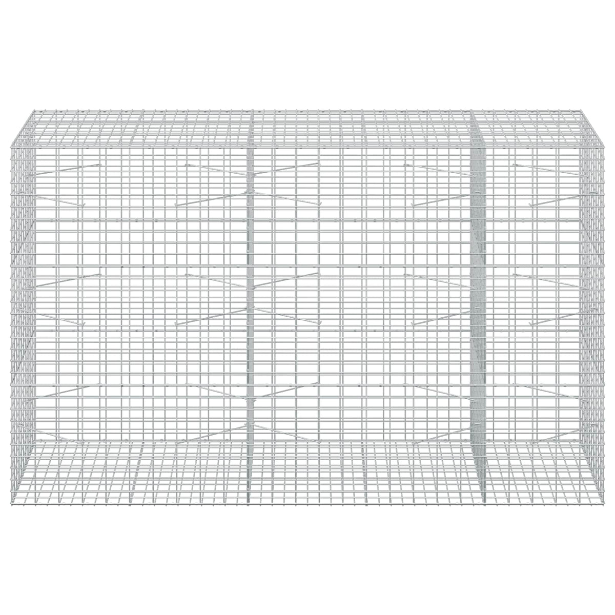 Gabion with 3.5 mm Wire and 5x10 cm Mesh 250x100x150 cm