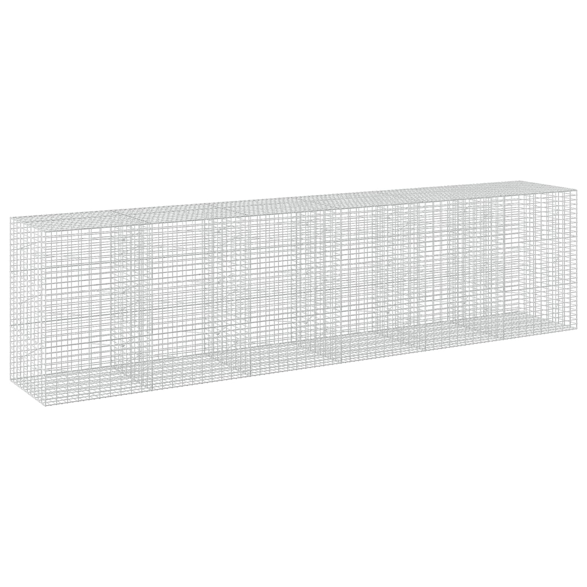 Gabion with 3.5 mm Wire and 5x10 cm Mesh 600x100x150 cm