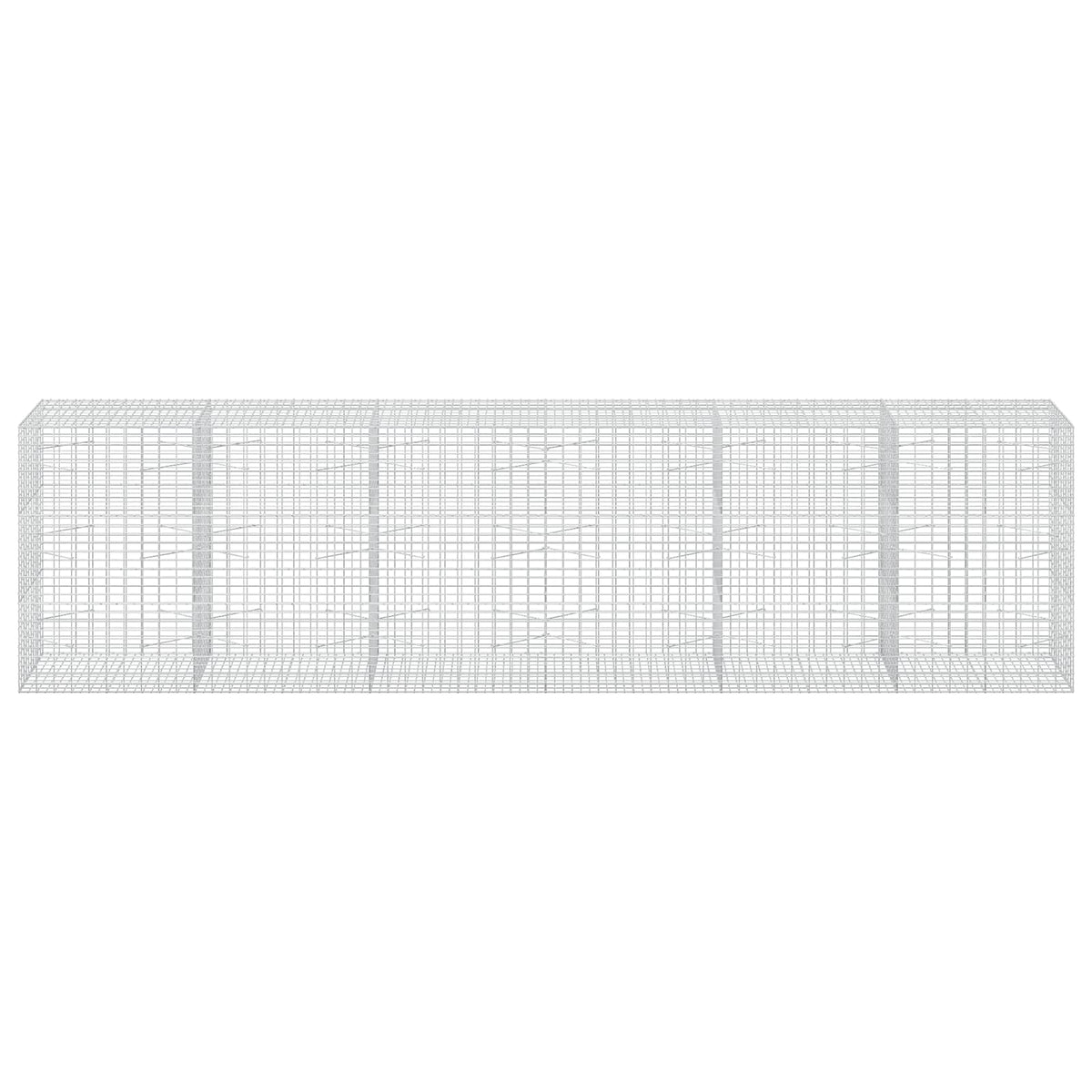 Gabion with 3.5 mm Wire and 5x10 cm Mesh 600x100x150 cm